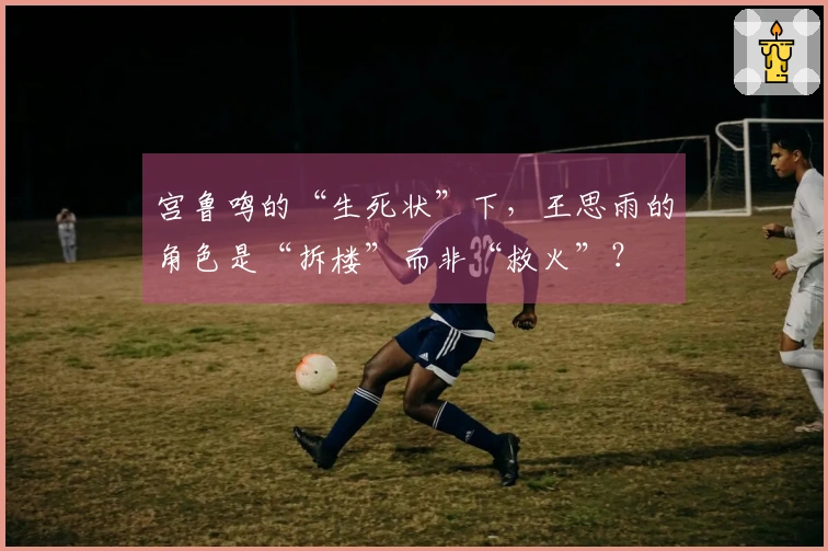 宫鲁鸣的“生死状”下，王思雨的角色是“拆楼”而非“救火”？